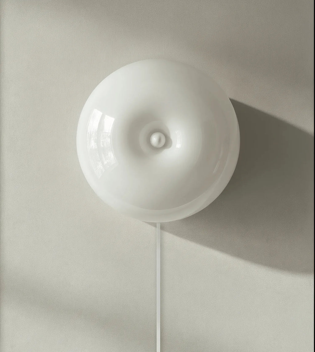 Amio Sculpted Glass LED Wall Light