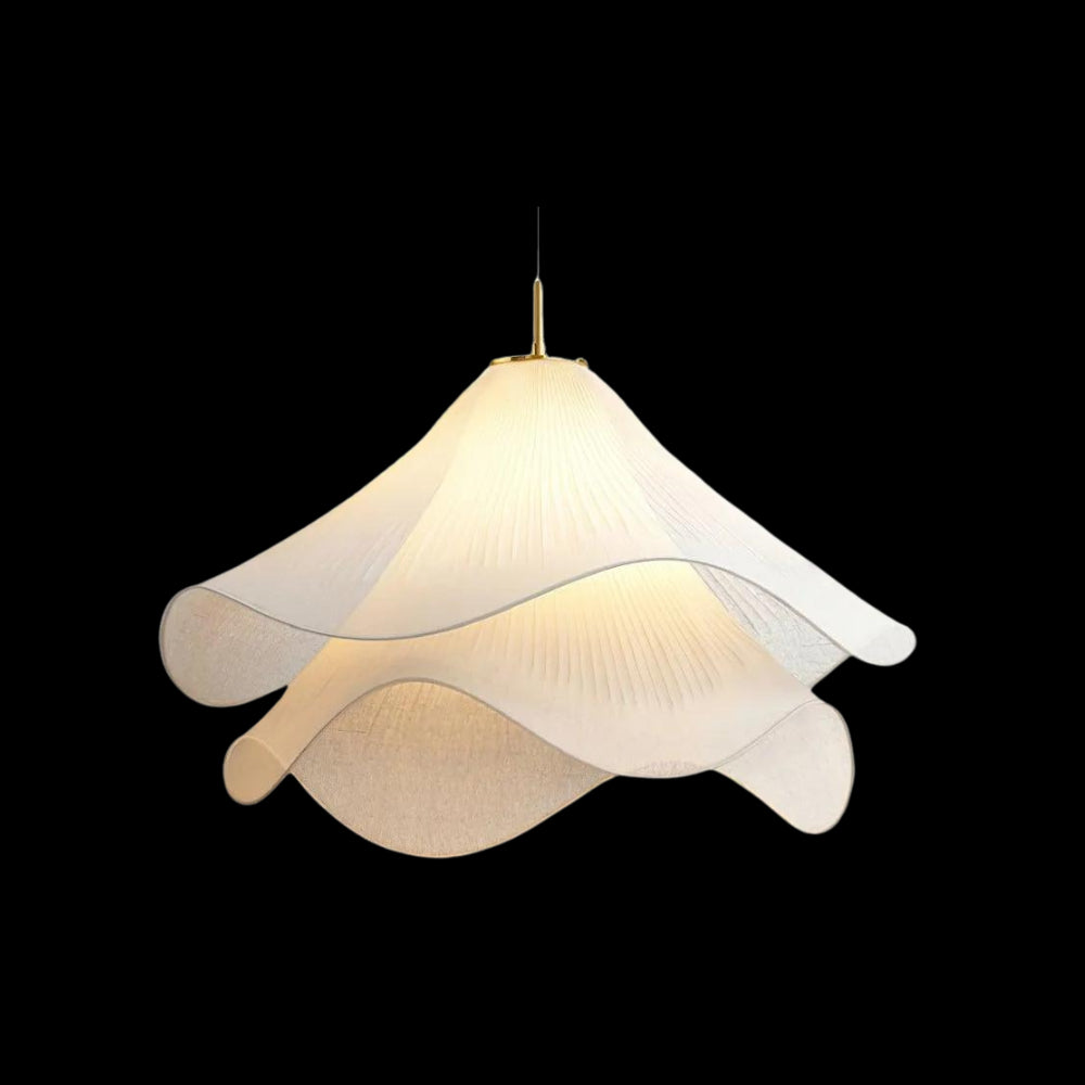 Japandi Fabric Pendant Light