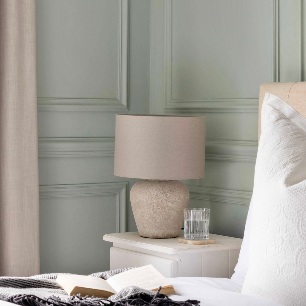 Stone Base Bedside Lamp
