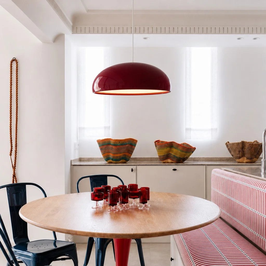 Nordic Colourful Bowl Pendant Light