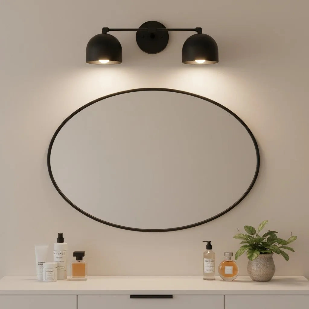 Nordic Deep Dome Vanity Wall Sconce