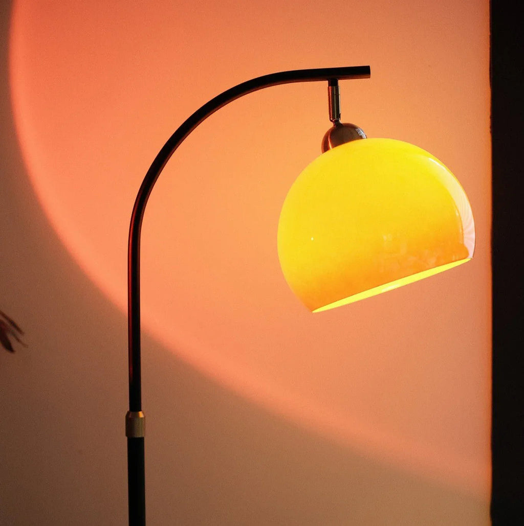 Arc Glass Floor Lamp