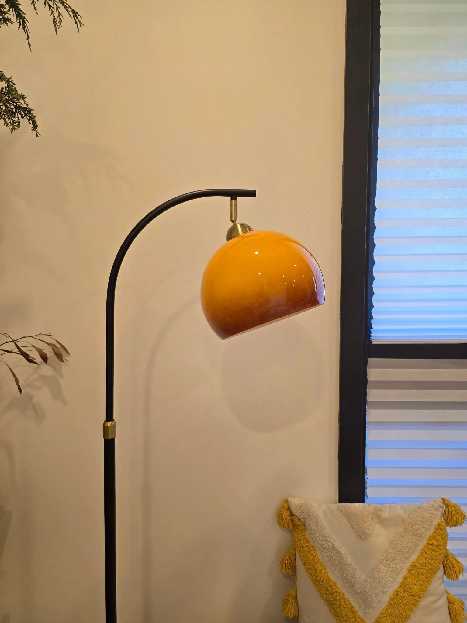 Arc Glass Floor Lamp