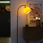 Arc Glass Floor Lamp