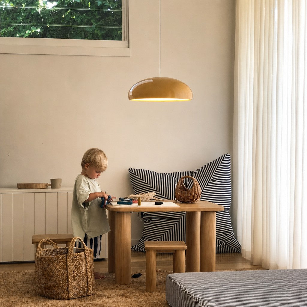 Nordic Colourful Bowl Pendant Light
