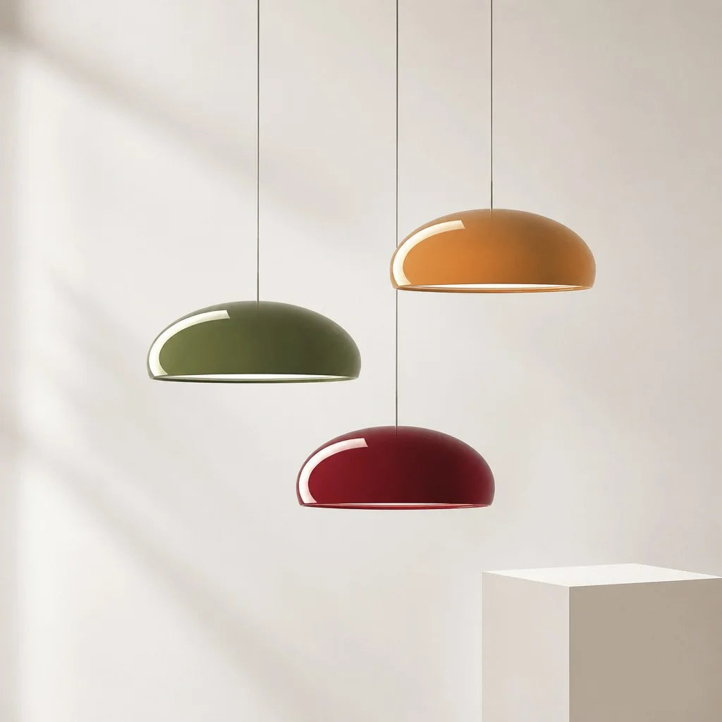 Nordic Colourful Bowl Pendant Light