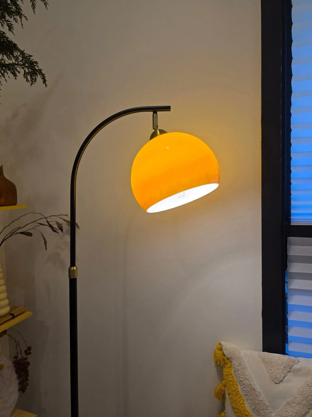 Arc Glass Floor Lamp