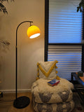 Arc Glass Floor Lamp