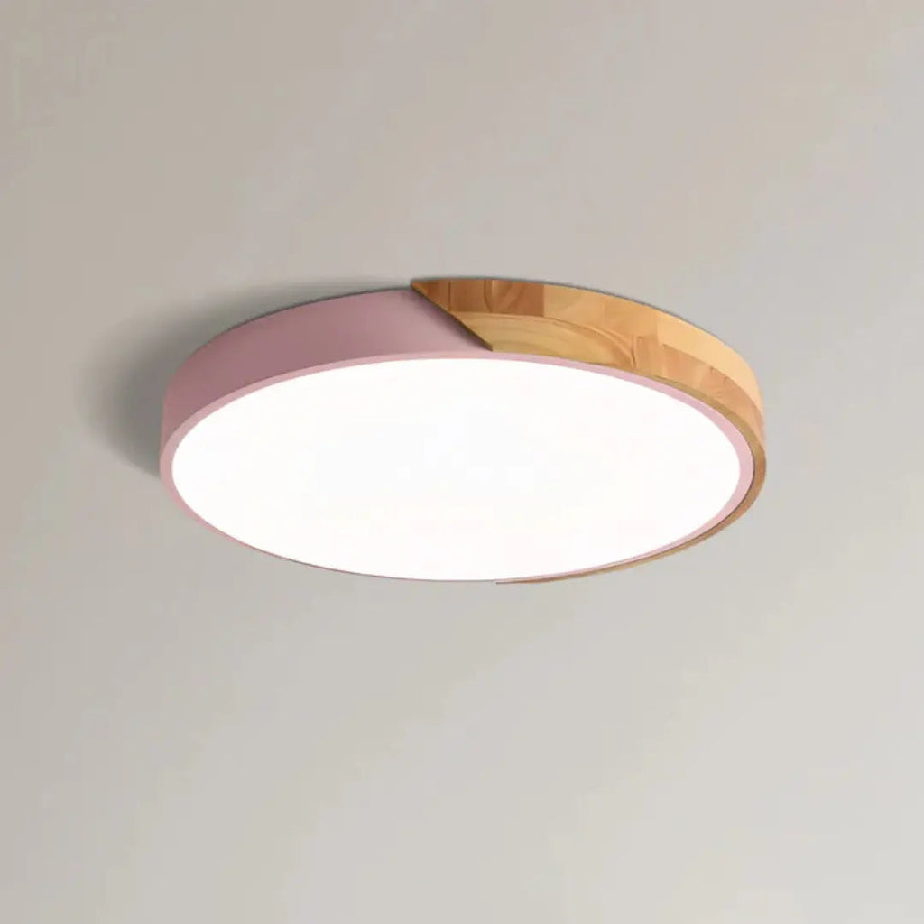 Scandinavian Wooden LED Ceiling Light