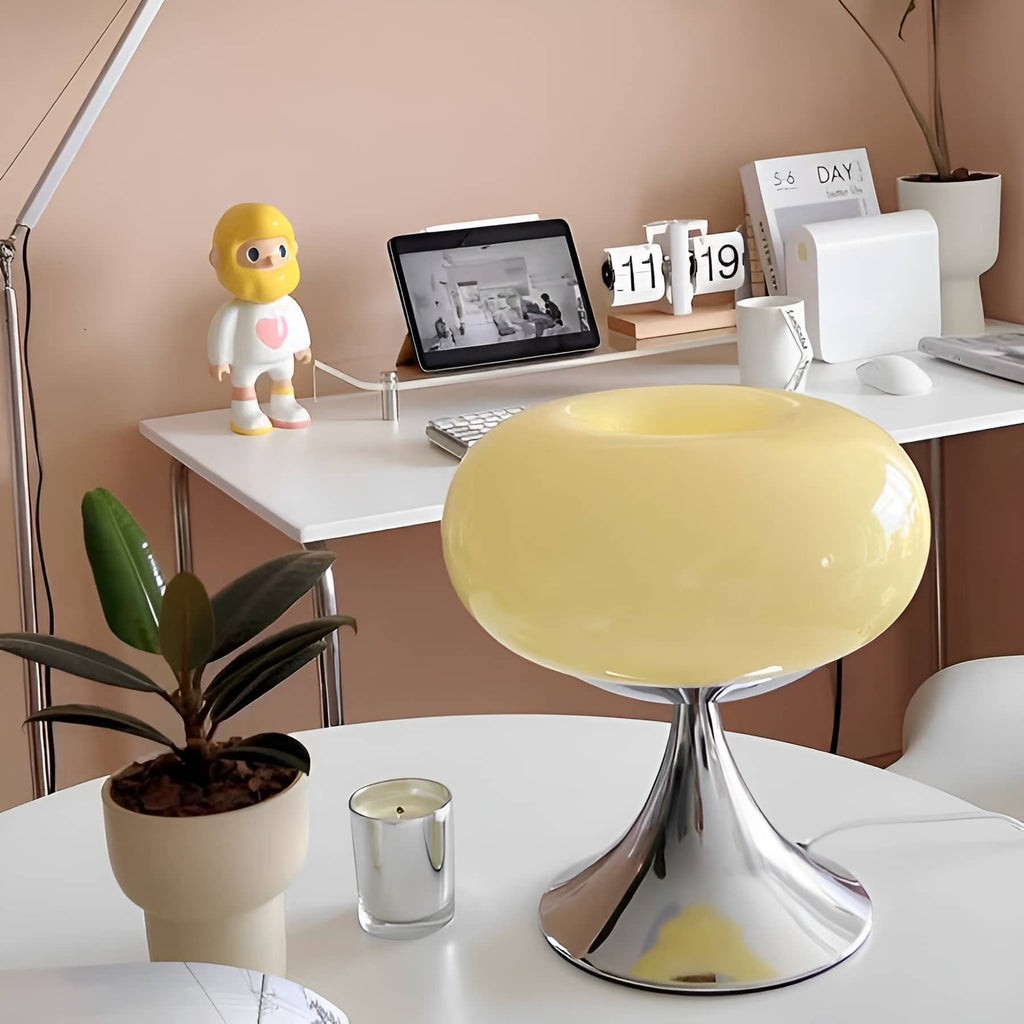 Bauhaus Donut Glass Table Lamp