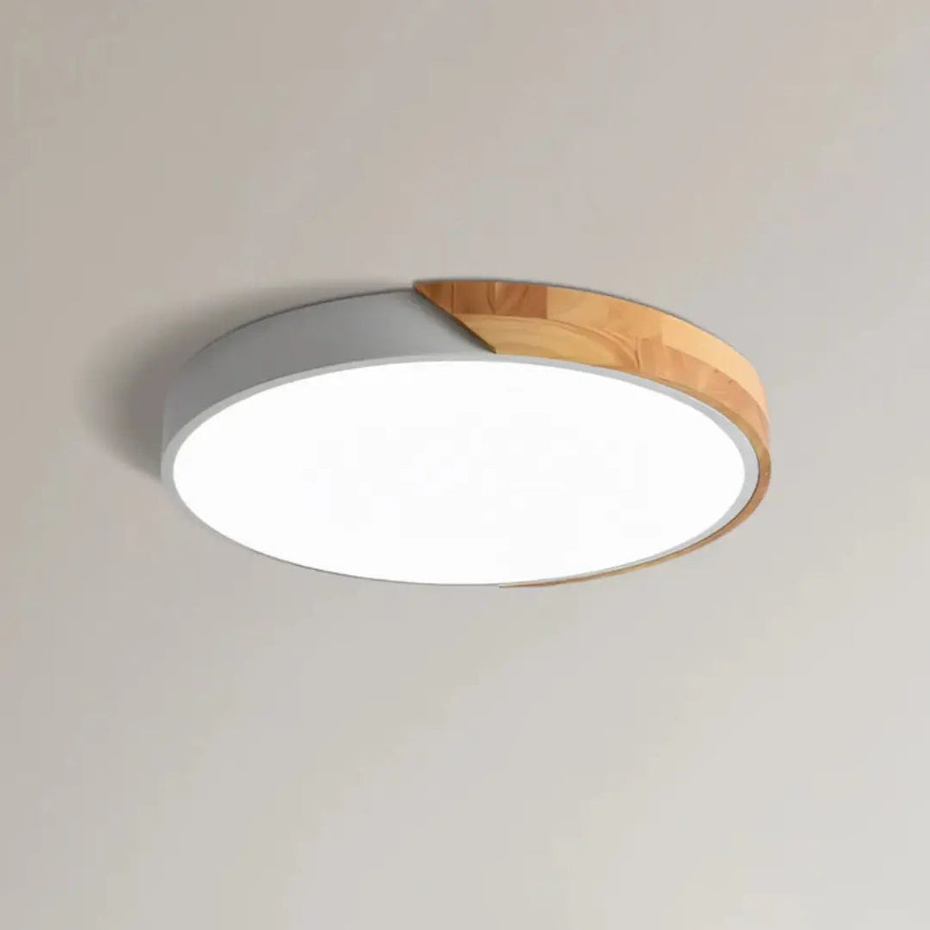 Scandinavian Wooden LED Ceiling Light
