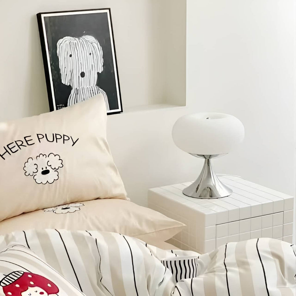 Bauhaus Donut Glass Table Lamp