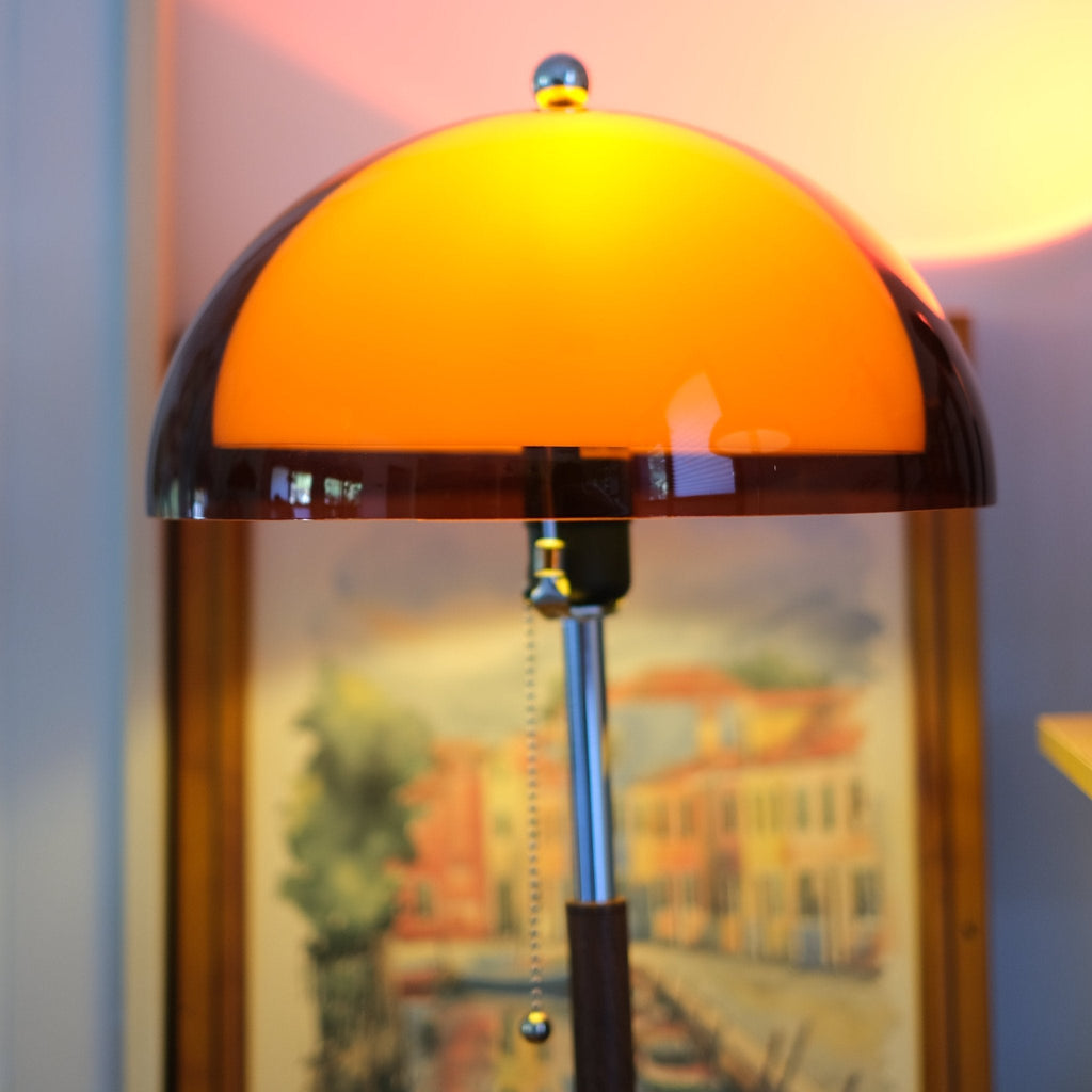 Double Shade Mushroom Table Lamp