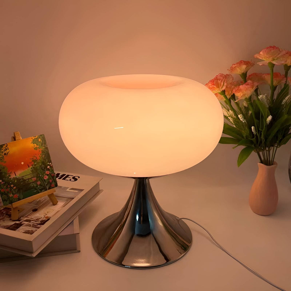 Bauhaus Donut Glass Table Lamp