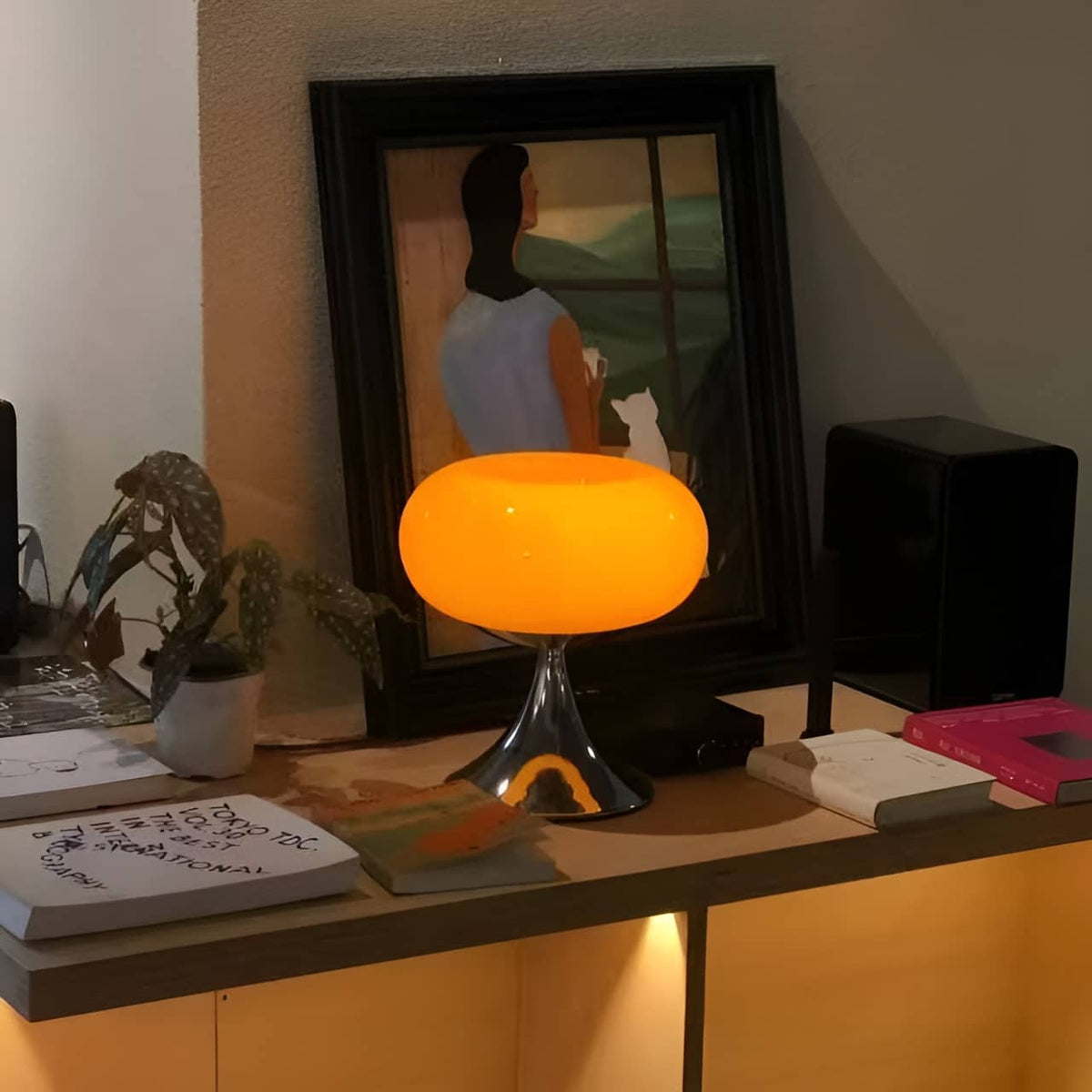 Bauhaus Donut Glass Table Lamp