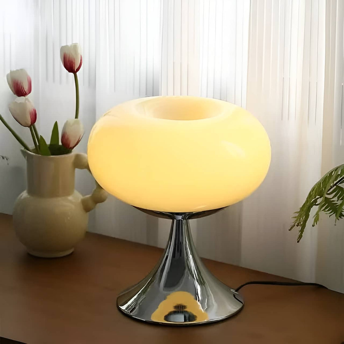 Bauhaus Donut Glass Table Lamp