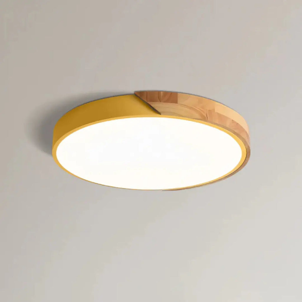 Scandinavian Wooden LED Ceiling Light