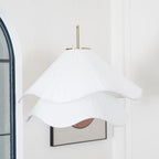 Japandi Fabric Pendant Light