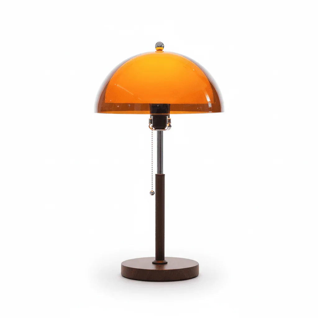 Double Shade Mushroom Table Lamp