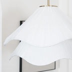 Japandi Fabric Pendant Light