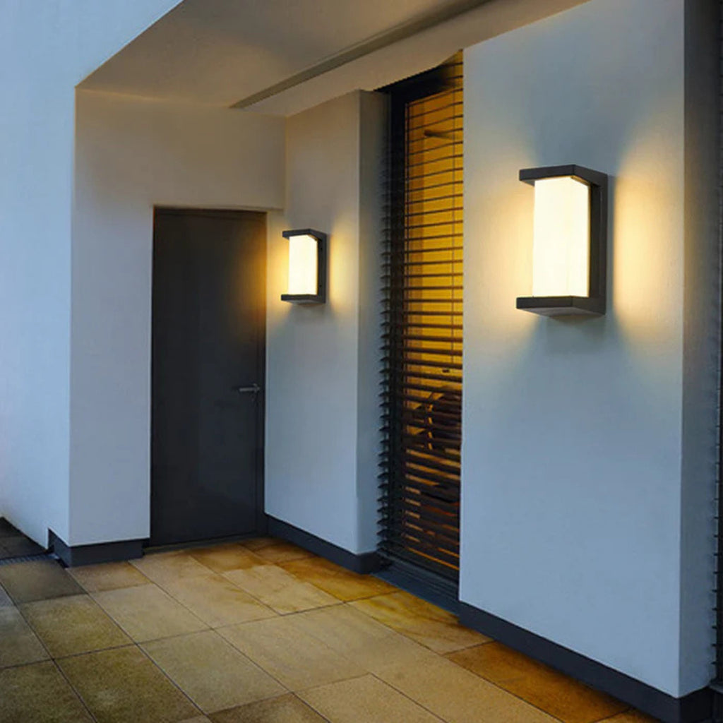 Outdoor Motion Sensor LED Wall Lamp