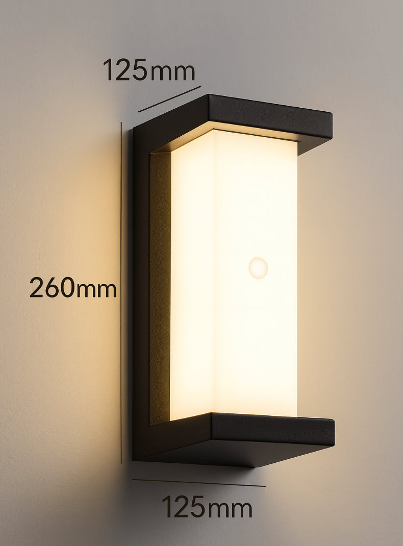 Outdoor Motion Sensor LED Wall Lamp