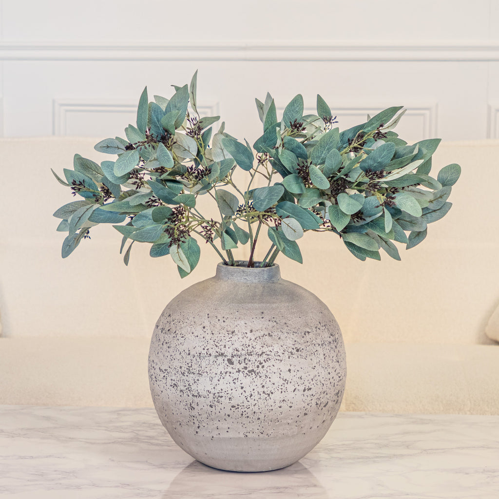 Tiber Stone Ceramic Vase