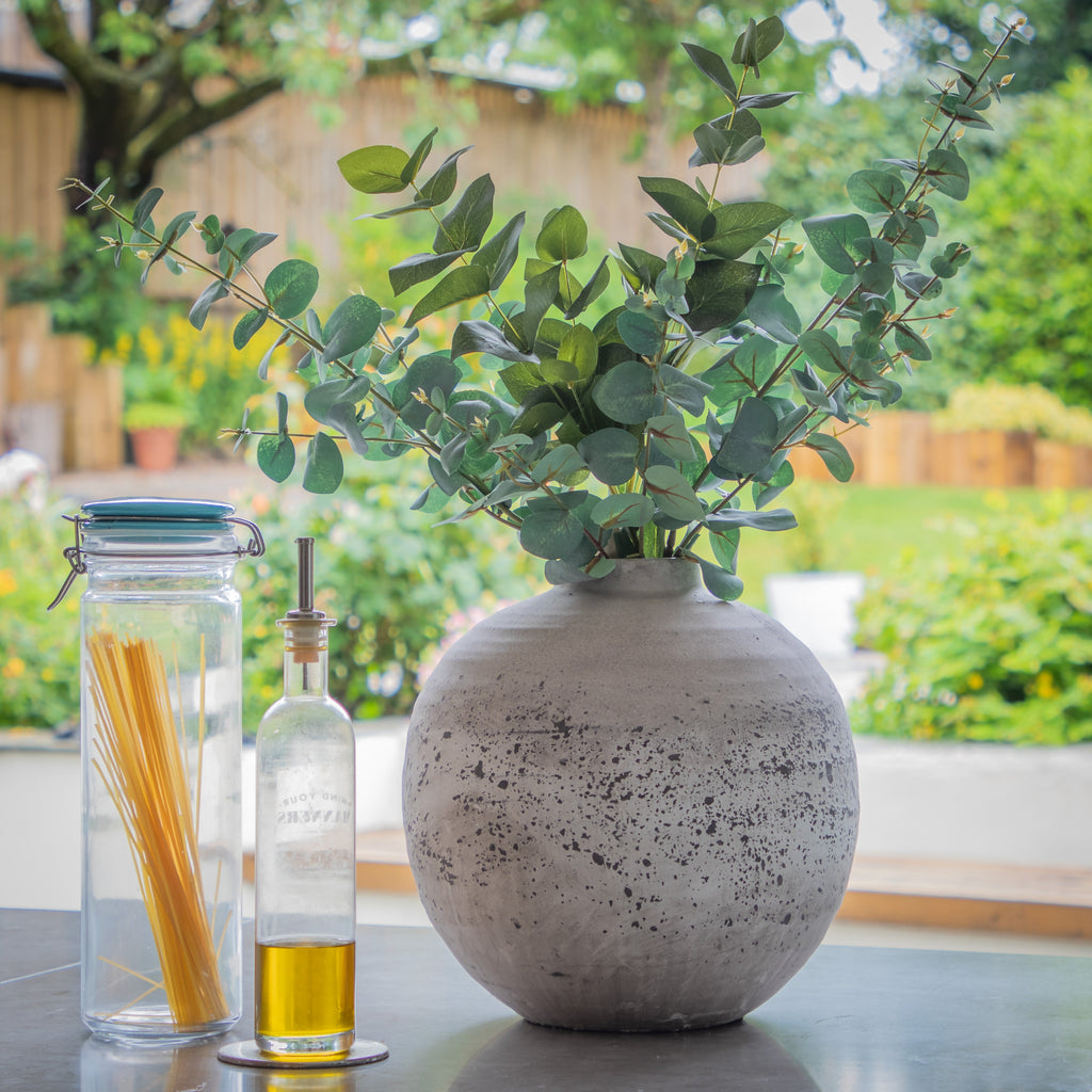 Tiber Stone Ceramic Vase