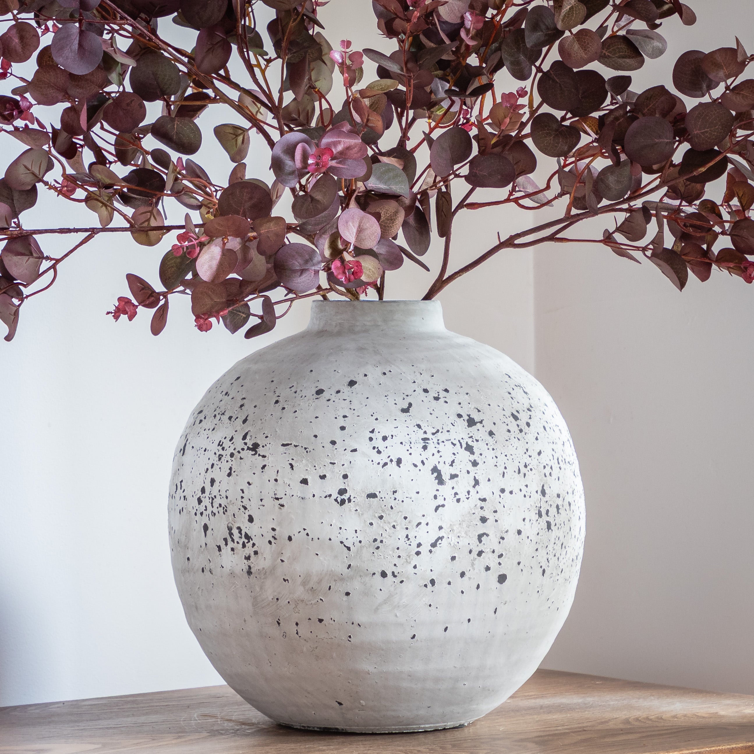 Tiber Stone Ceramic Vase