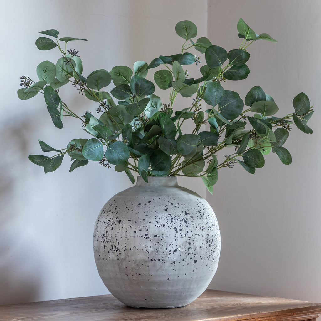 Tiber Stone Ceramic Vase