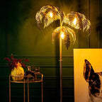 Golden Palm Tree Floor Lamp