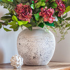 Large Distressed Stone Vase