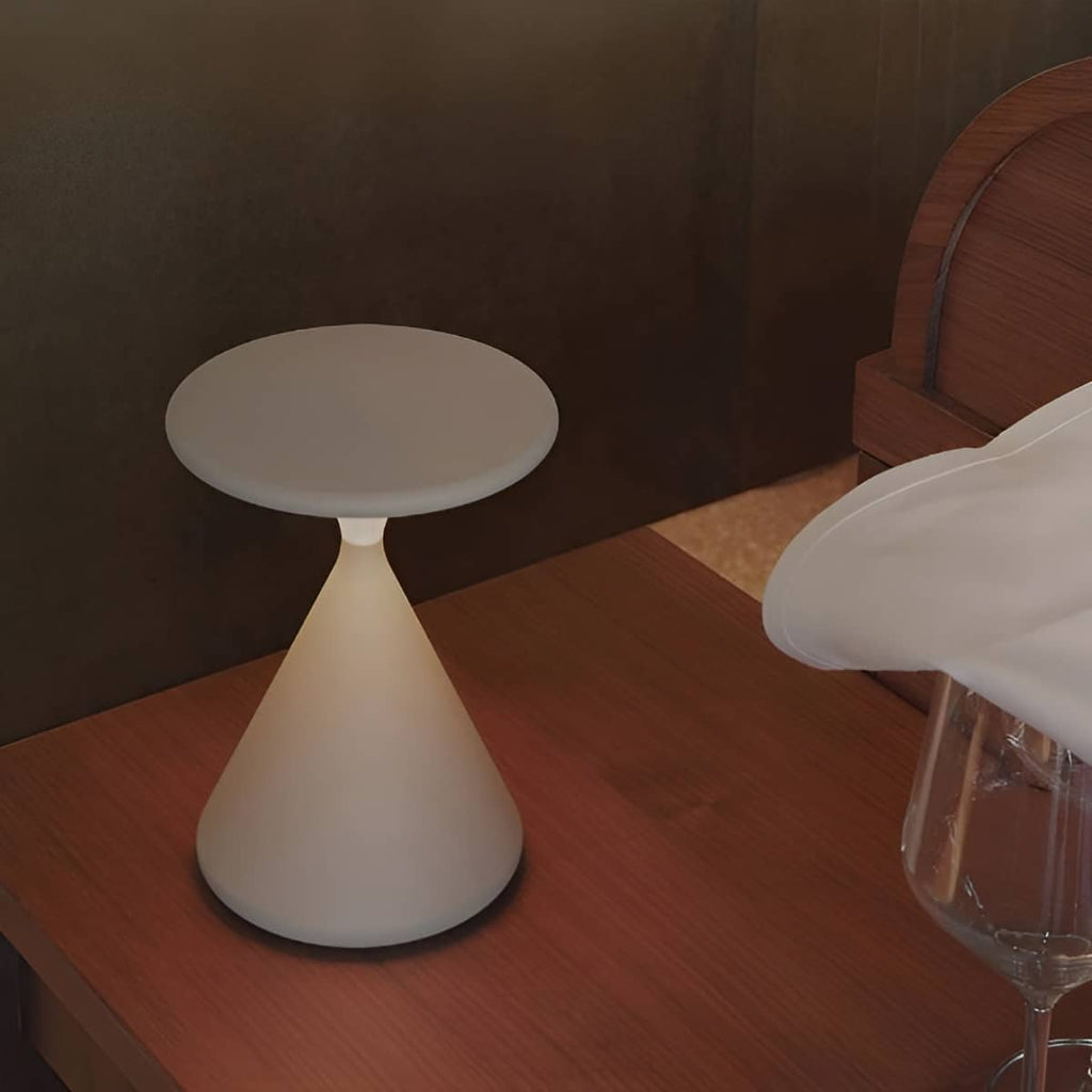 Modern Conical Small Touch Dimmable Table Lamp