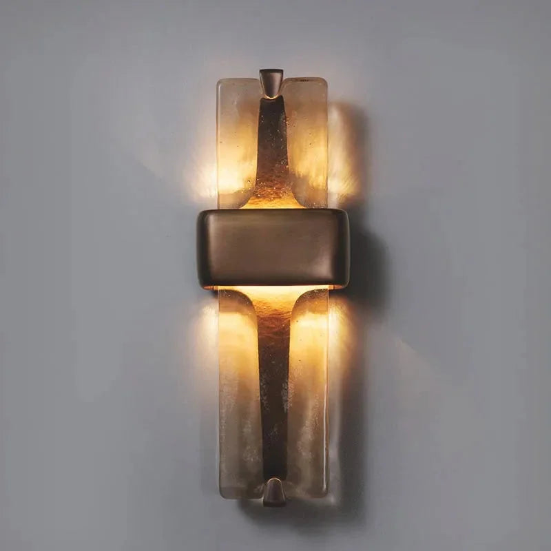 Crystal Copper Wall Sconce