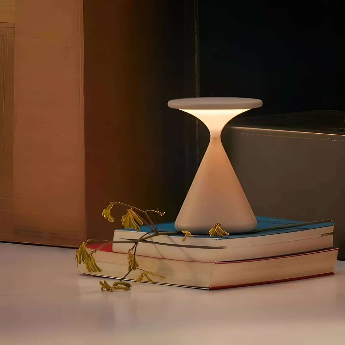 Modern Conical Small Touch Dimmable Table Lamp