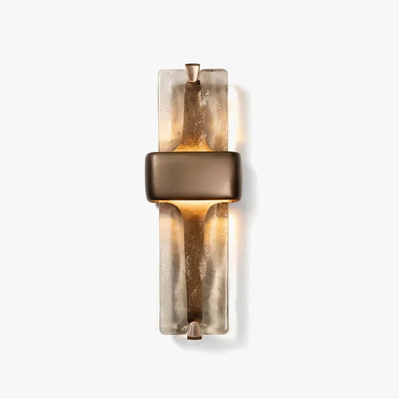Crystal Copper Wall Sconce