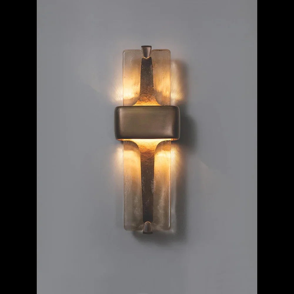 Crystal Copper Wall Sconce