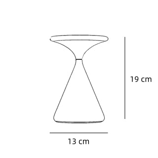 Modern Conical Small Touch Dimmable Table Lamp
