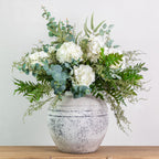 Large Distressed Stone Vase