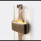 Crystal Copper Wall Sconce