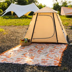 Floral Tassel Throw Blanket