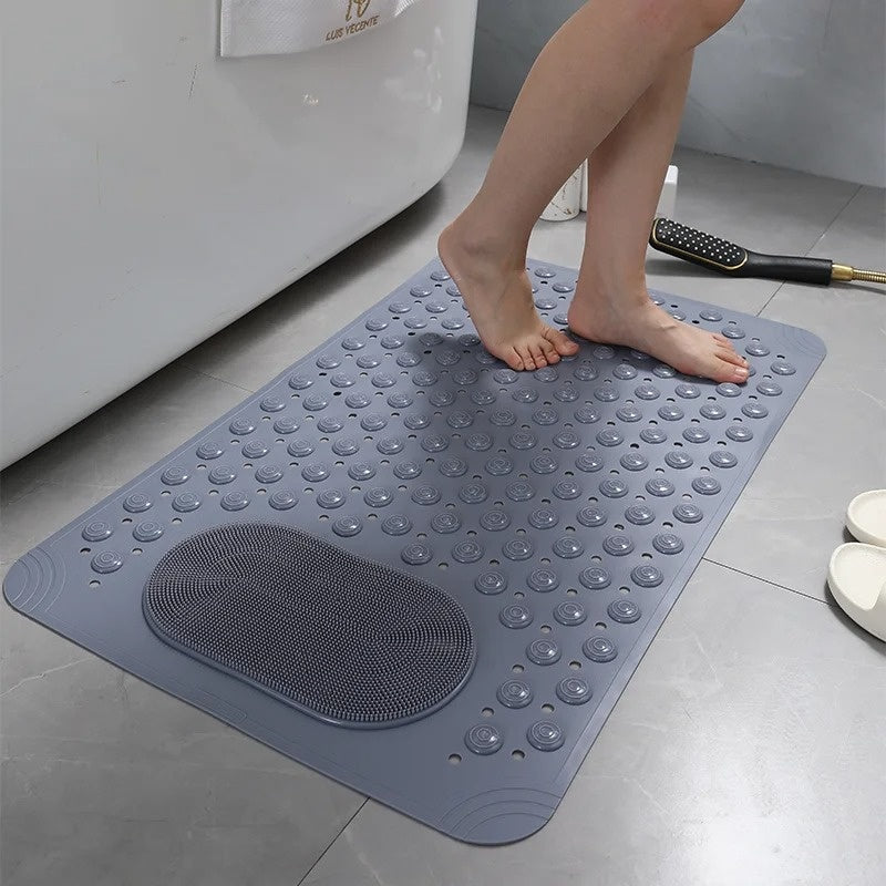 SafeGrip Shower Mat with Foot Scrubber