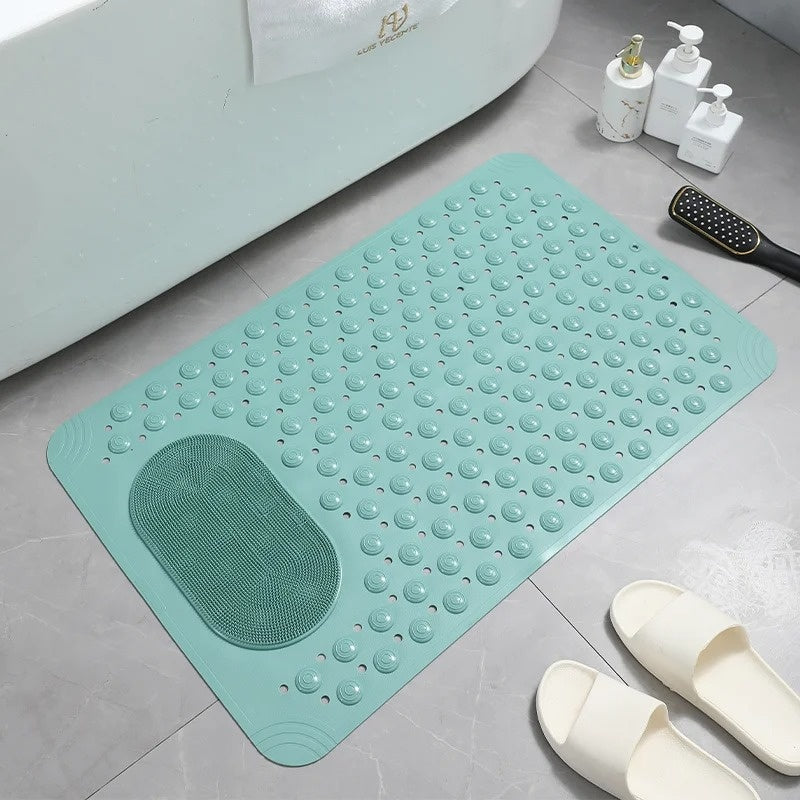 SafeGrip Shower Mat with Foot Scrubber