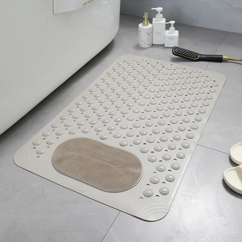 SafeGrip Shower Mat with Foot Scrubber