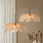 Vintage Wabi-Sabi Fabric Pendant Light