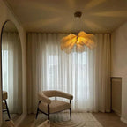 Vintage Wabi-Sabi Fabric Pendant Light
