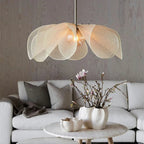 Vintage Wabi-Sabi Fabric Pendant Light