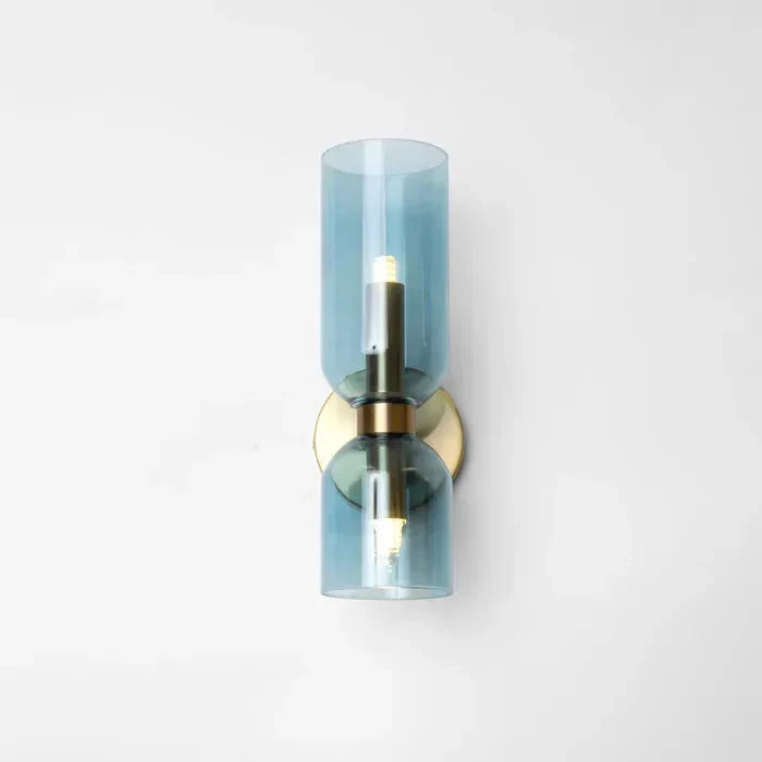 Double Glass Wall Light