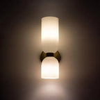 Double Glass Wall Light