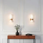 Double Glass Wall Light